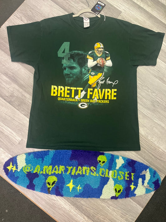 Vintage 2000s Green Bay Packers Brett Farve Tee