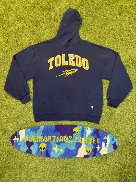 Vintage Russel Toledo Rockets NCAA Hoodie