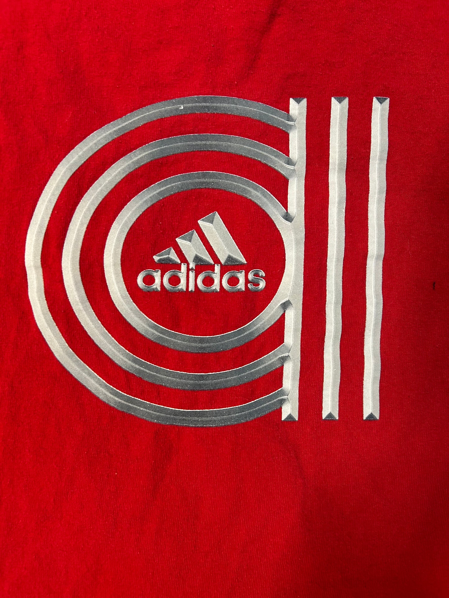Y2K Adidas Triple Stripe A Tee