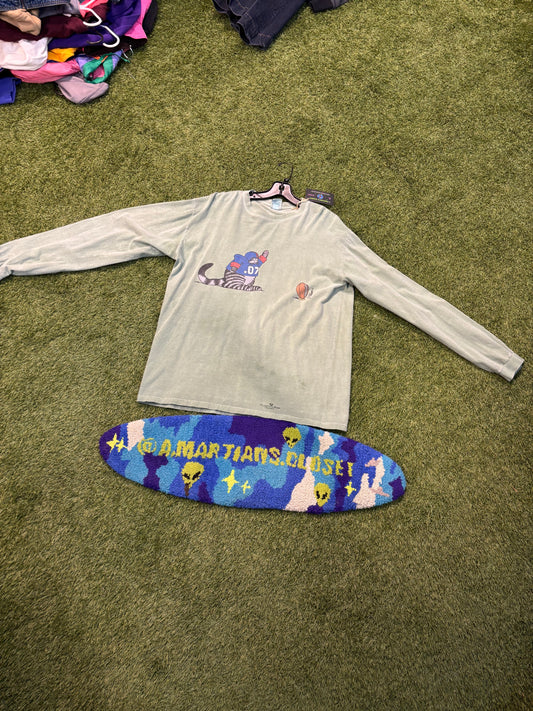 Vintage 90s Cat & Footballs Tee