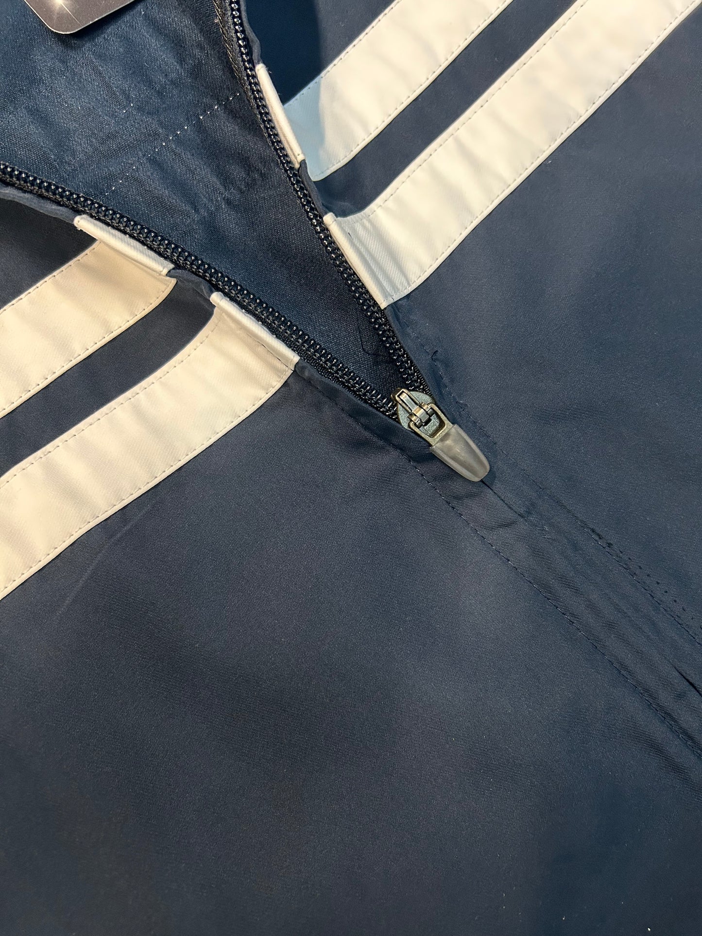 Y2K Nike Track Jacket Double Stripe Across The Middle