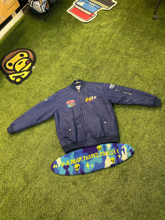 Vintage 90s Jeff Gordon #24 All Navy NASCAR Jacket