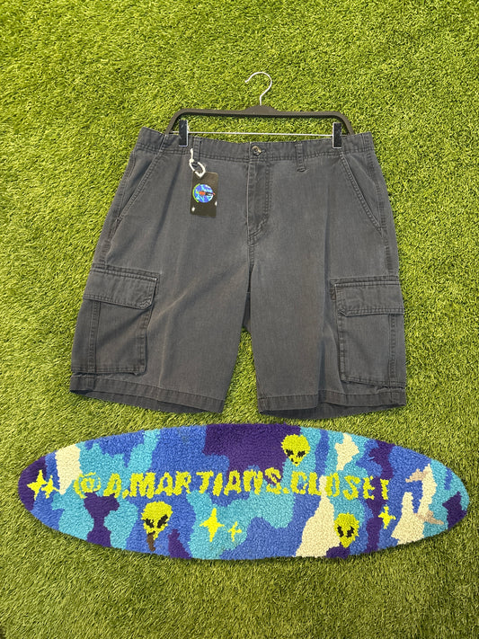 Weatherproof Navy Blue Cargo Shorts Size 36