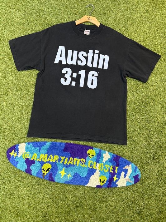 Vintage 1997 Stone Cold Steve Austin 3:16 Ice Man Back Hit Tee