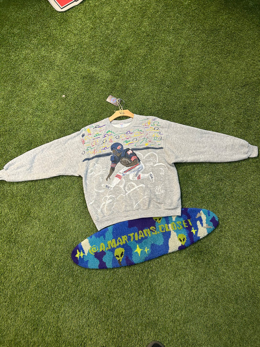 Vintage Hand Painted Chicago Bears Player Crewneck