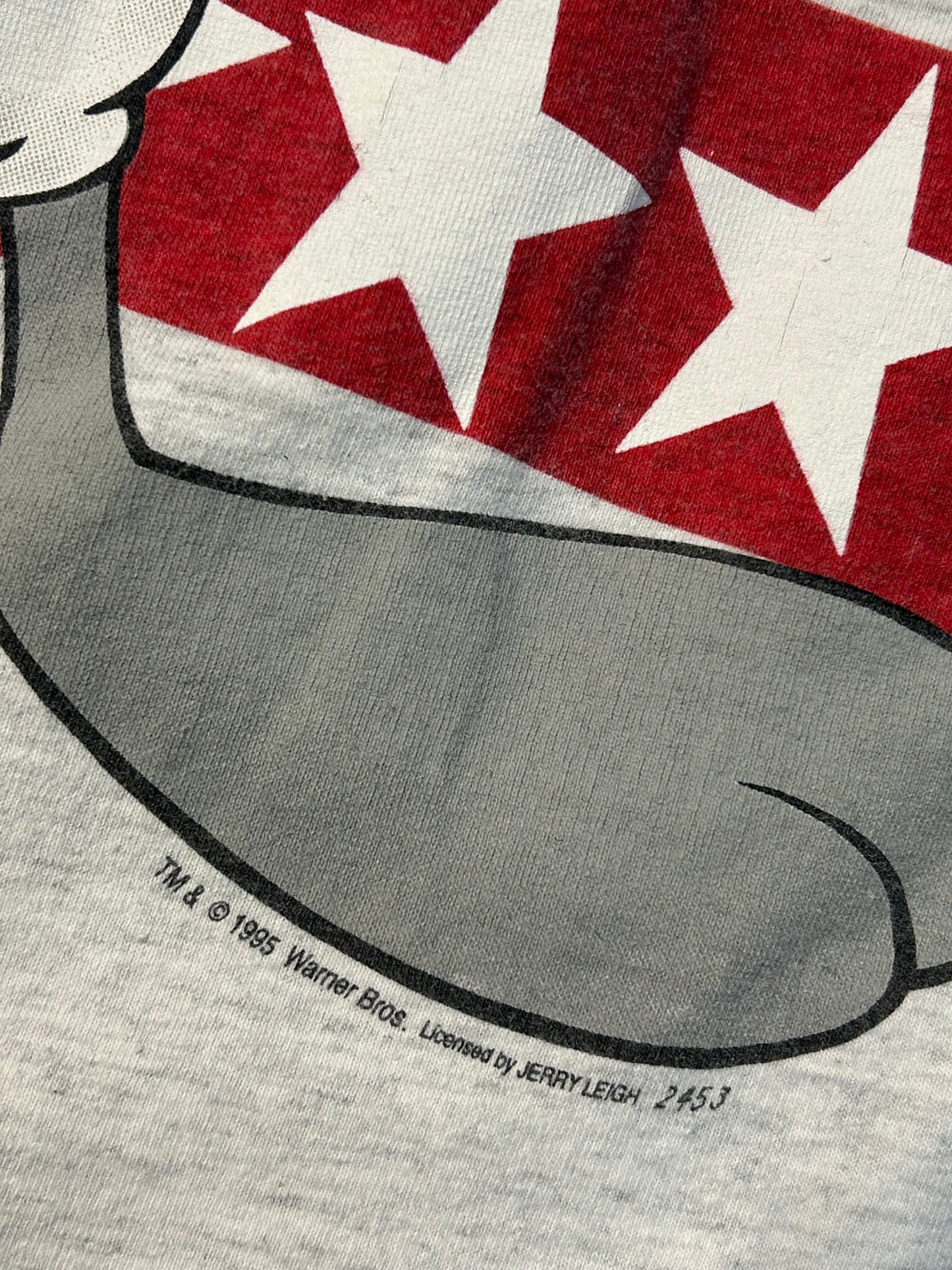 Vintage 1995 Tweety Bird American Flag Big Logo Tee