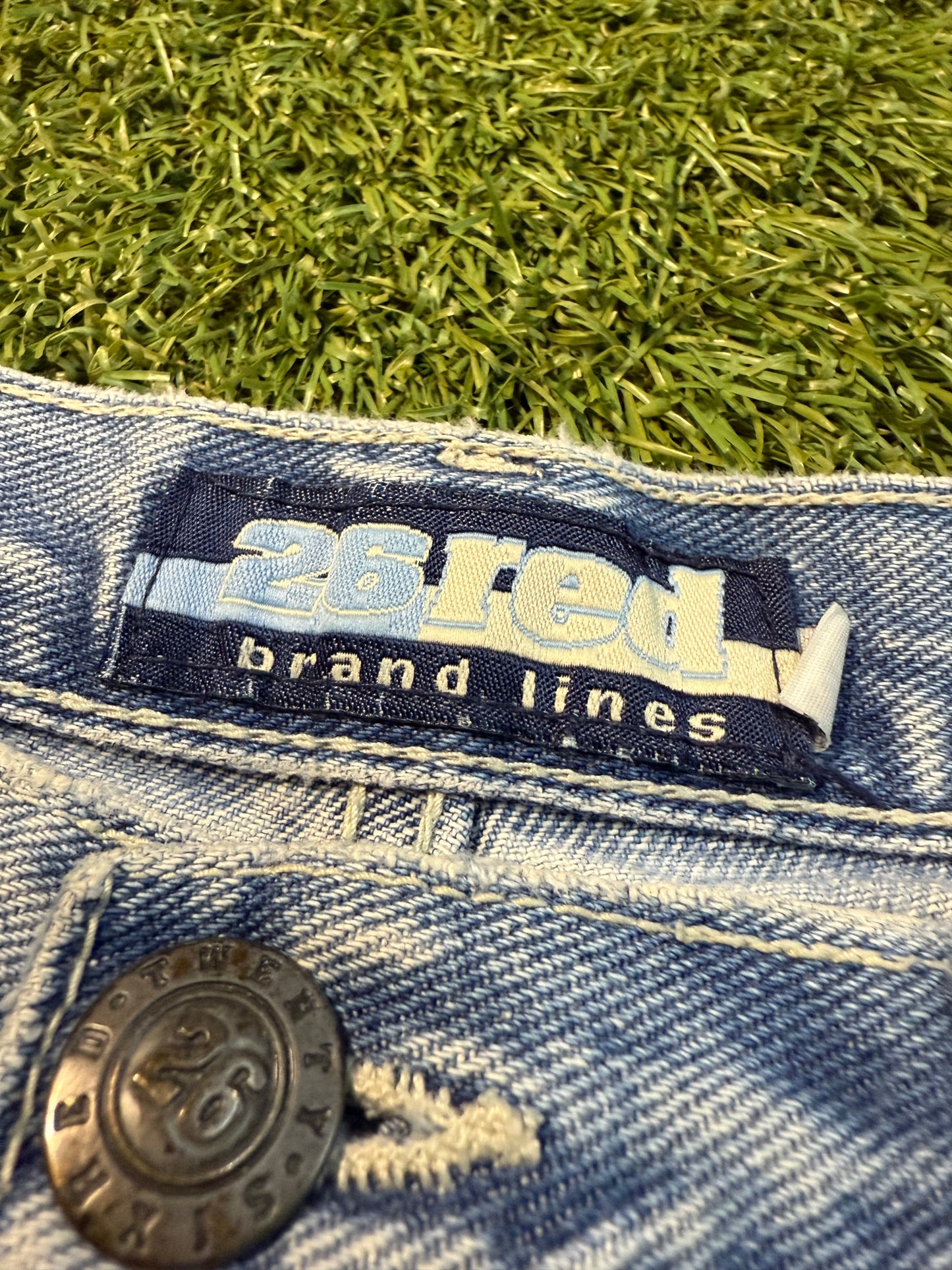 Y2K “26 RED” DENIM