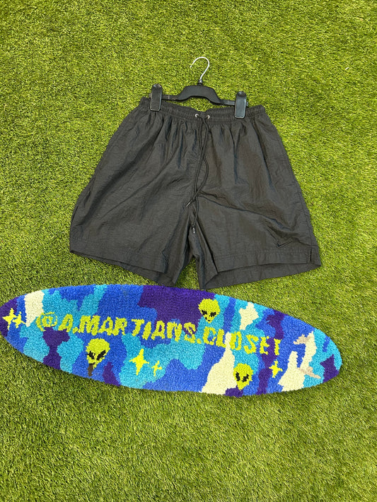 Vintage 90s All Black Nike Running Shorts