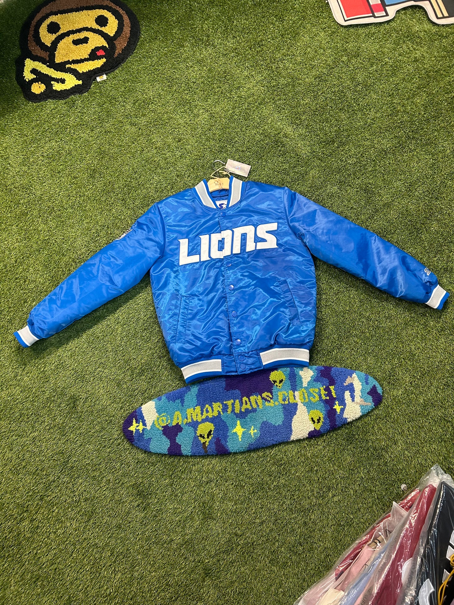 Y2K NFL Detroit Lions Starter Bomber Jacket