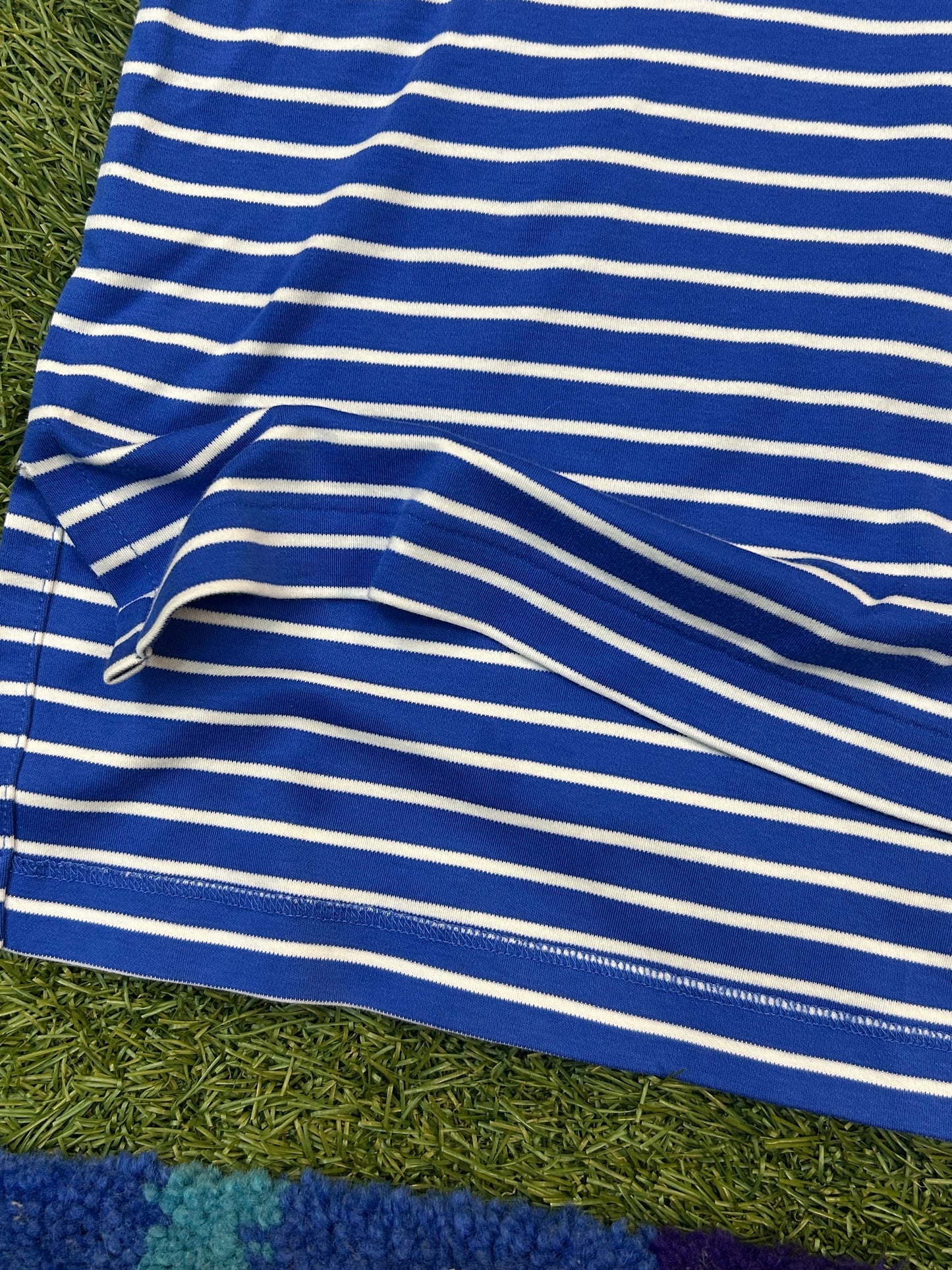 Vintage Polo Ralph Lauren Pin Stripe Collard Tee