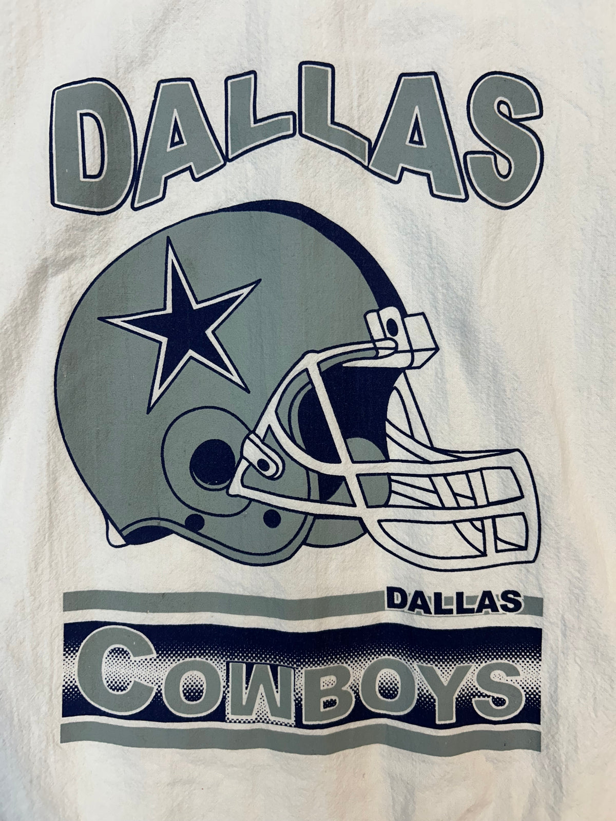 Vintage 90s Dallas Cowboys Drawstring Lightweight Jacket