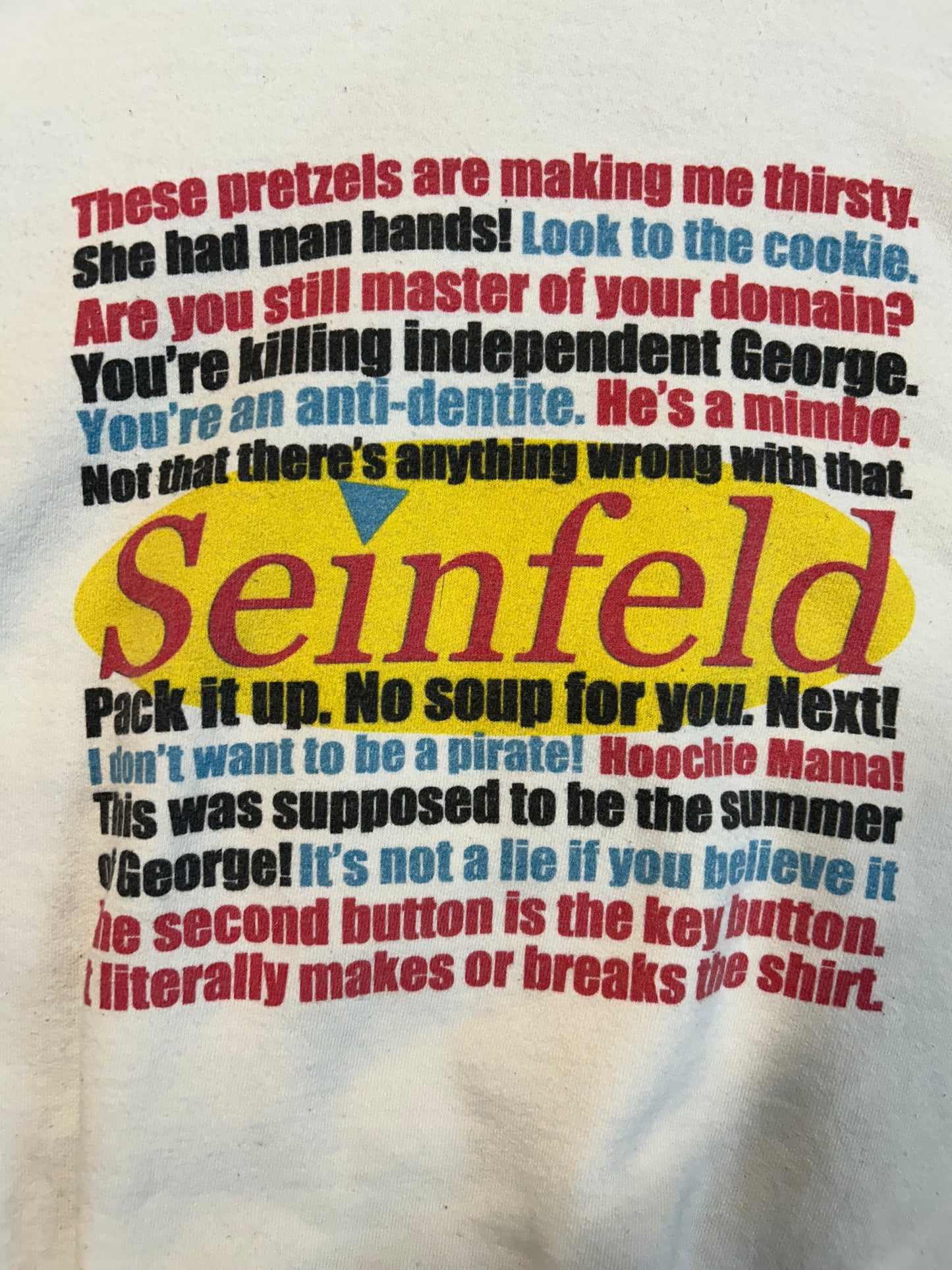 Y2K Seinfeld Crewneck