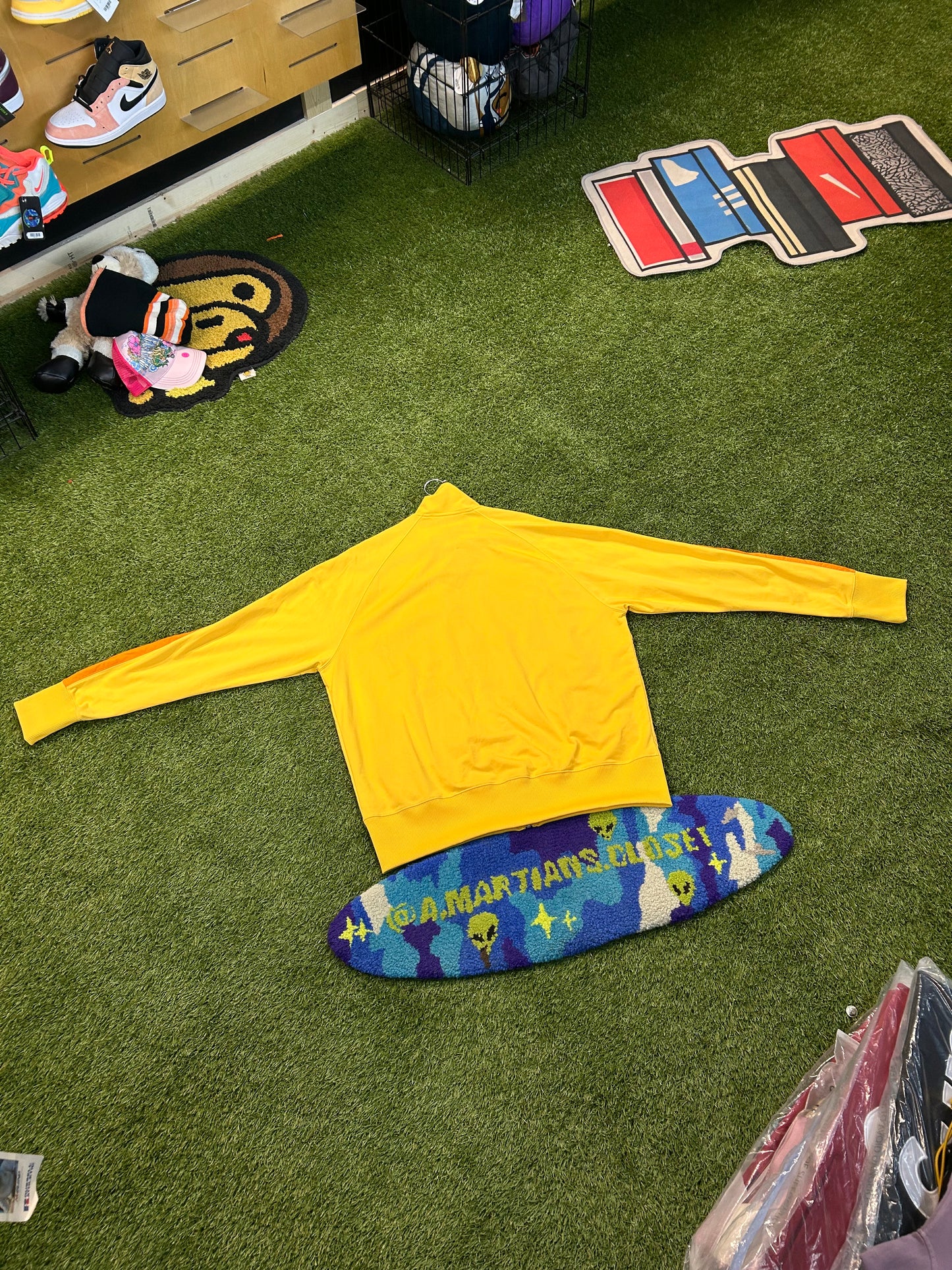 Y2K Yellow Nike Track Jacket