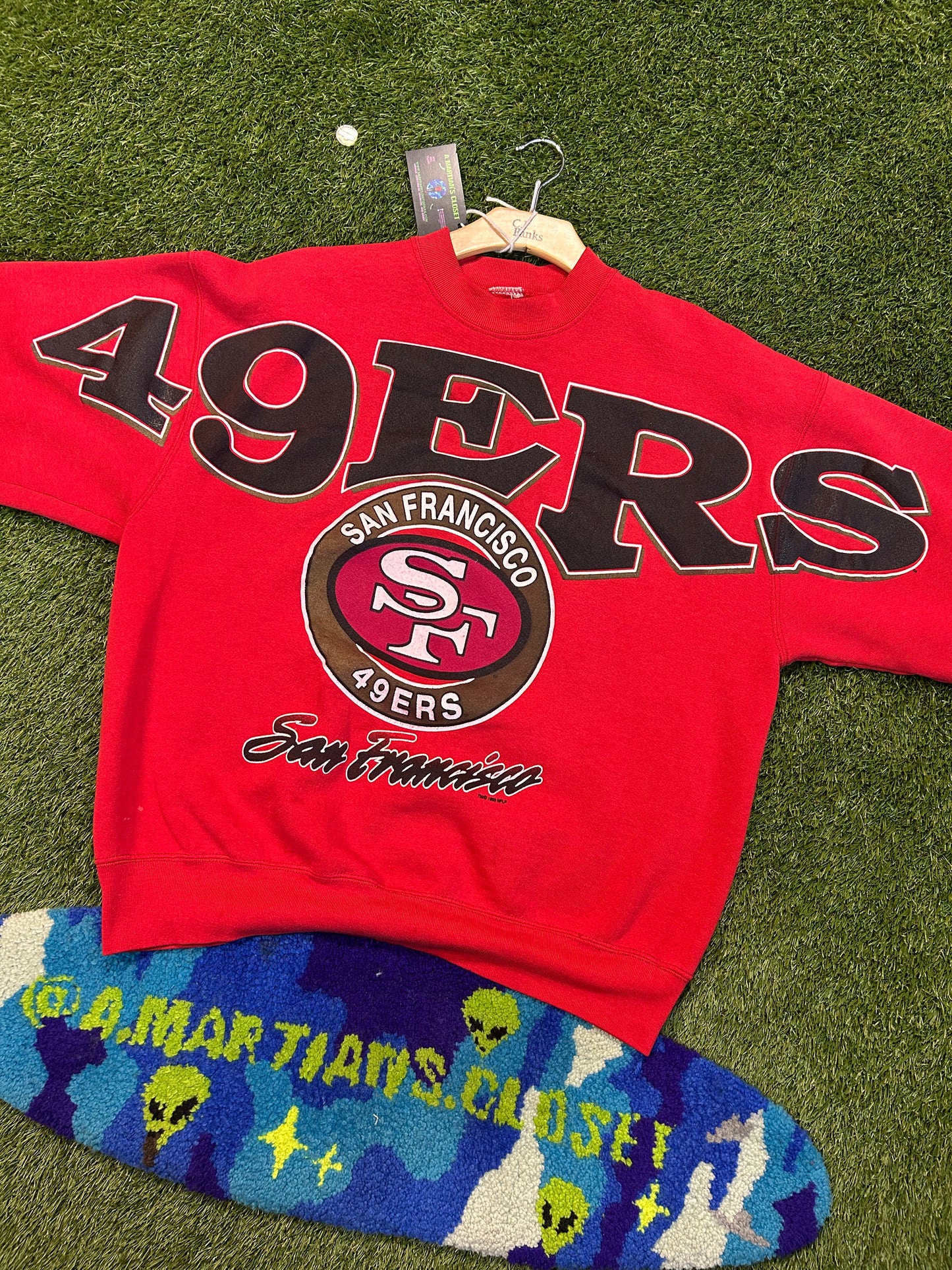 Vintage 1995 San Francisco 49ers Big Print Crewneck