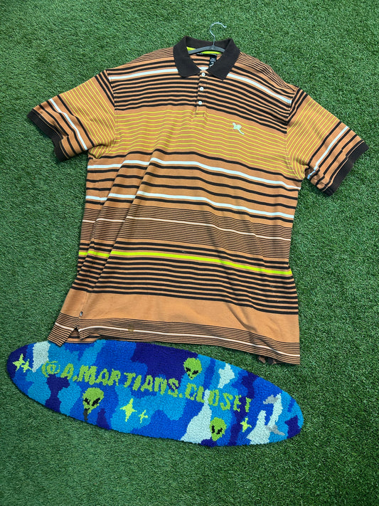 Y2K Rocawear Stripe Collared Tee