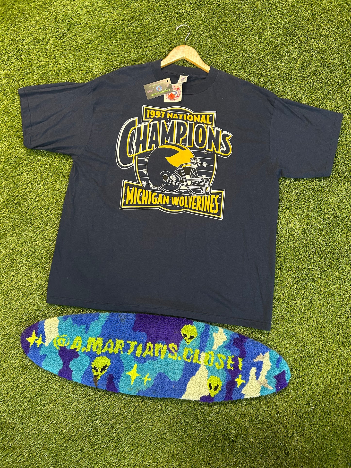 Vintage 1997 National Champion Michigan Wolverines Tee