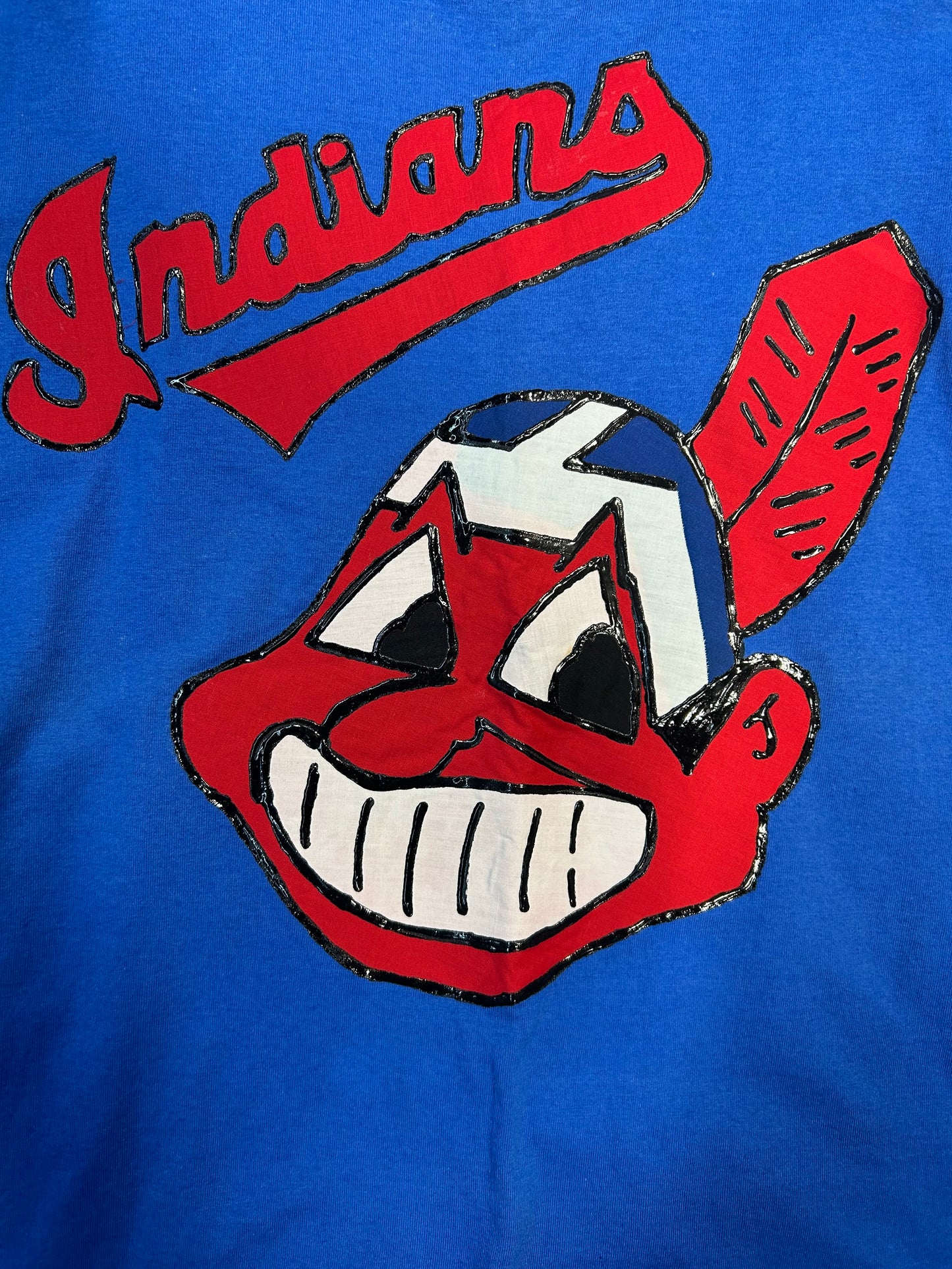 Vintage Hand Made Cleveland Indians Tee