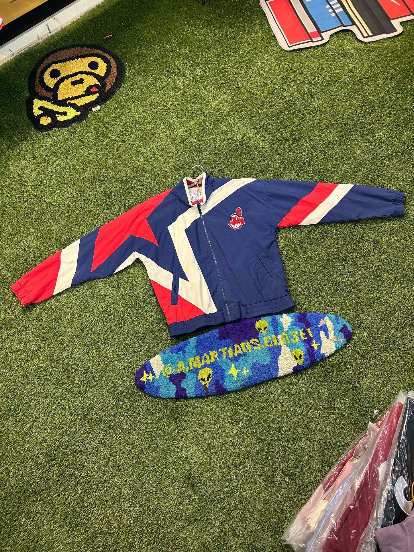 Vintage 90s MLB Cleveland Indians Starter Track Jacket