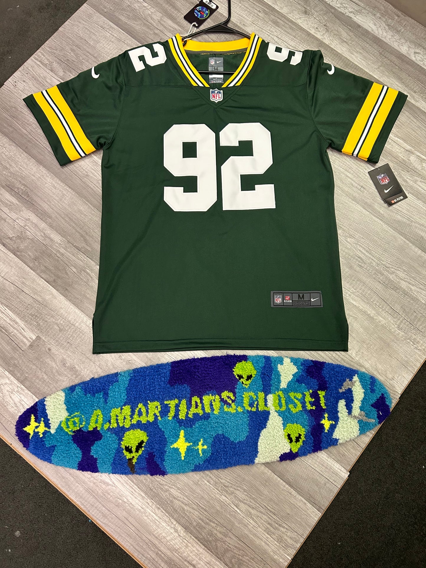 Green Bay Packers #92 White Jersey