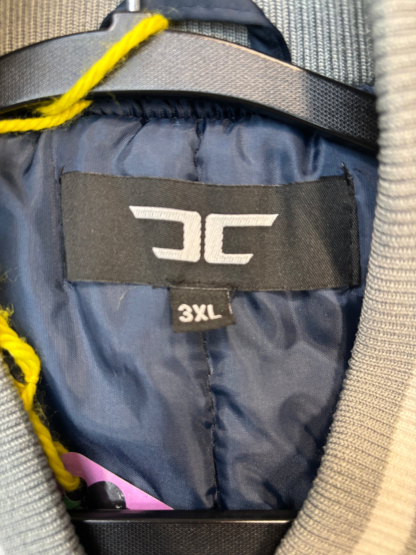 Y2K Navy Blue Bomber Jacket