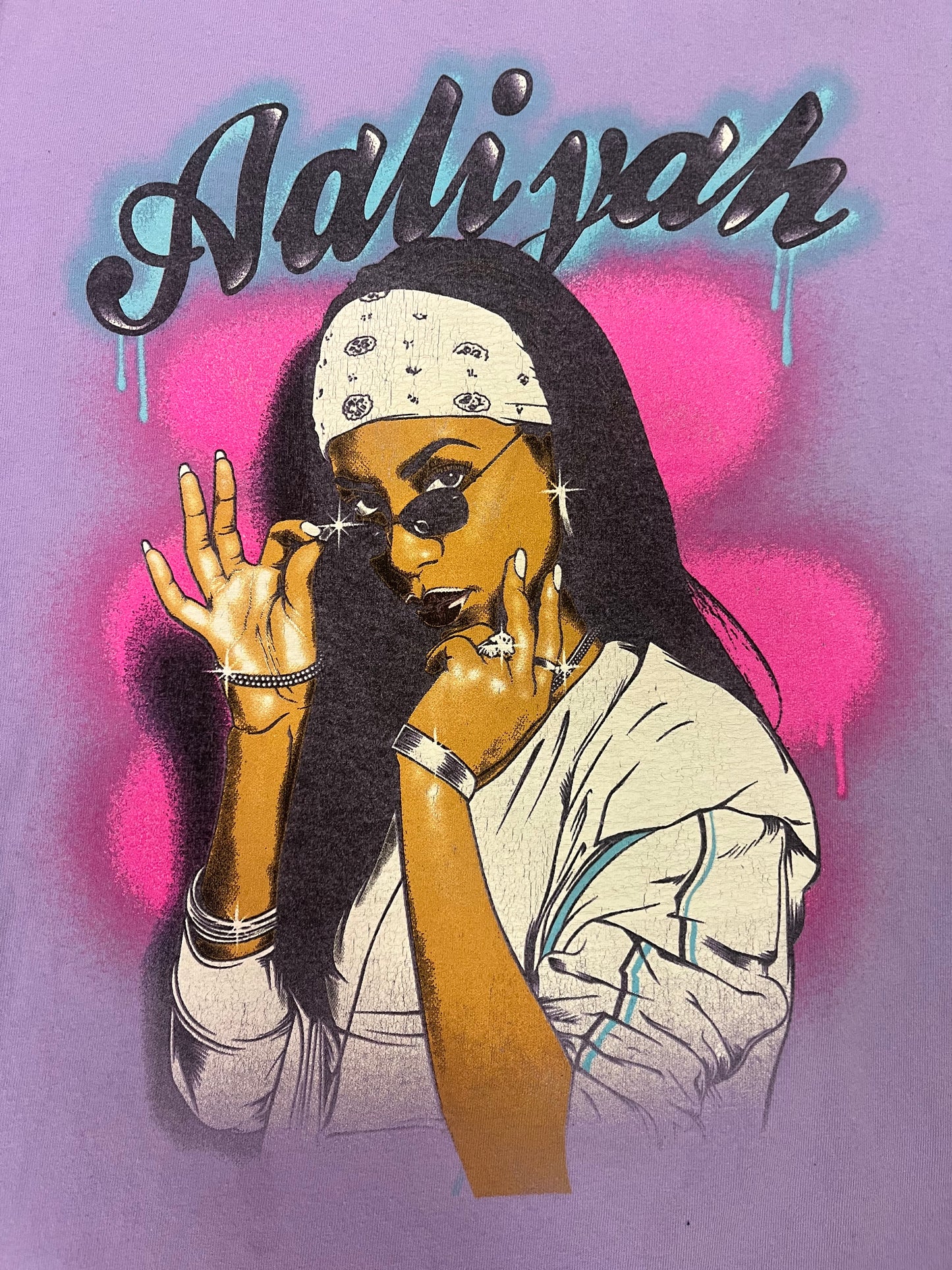 Retro Style Aliyah Rap Tee