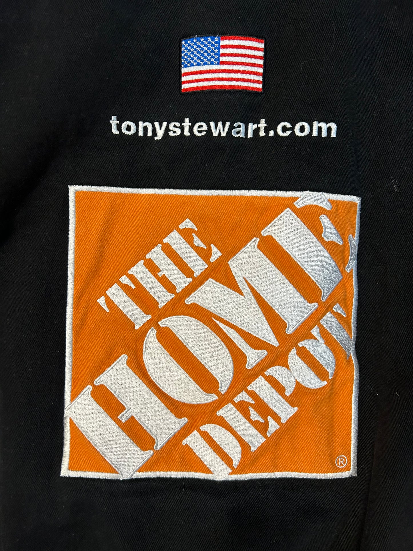 Vintage Tony Stewart #20 The Home Depot Big Patch NASCAR Jacket