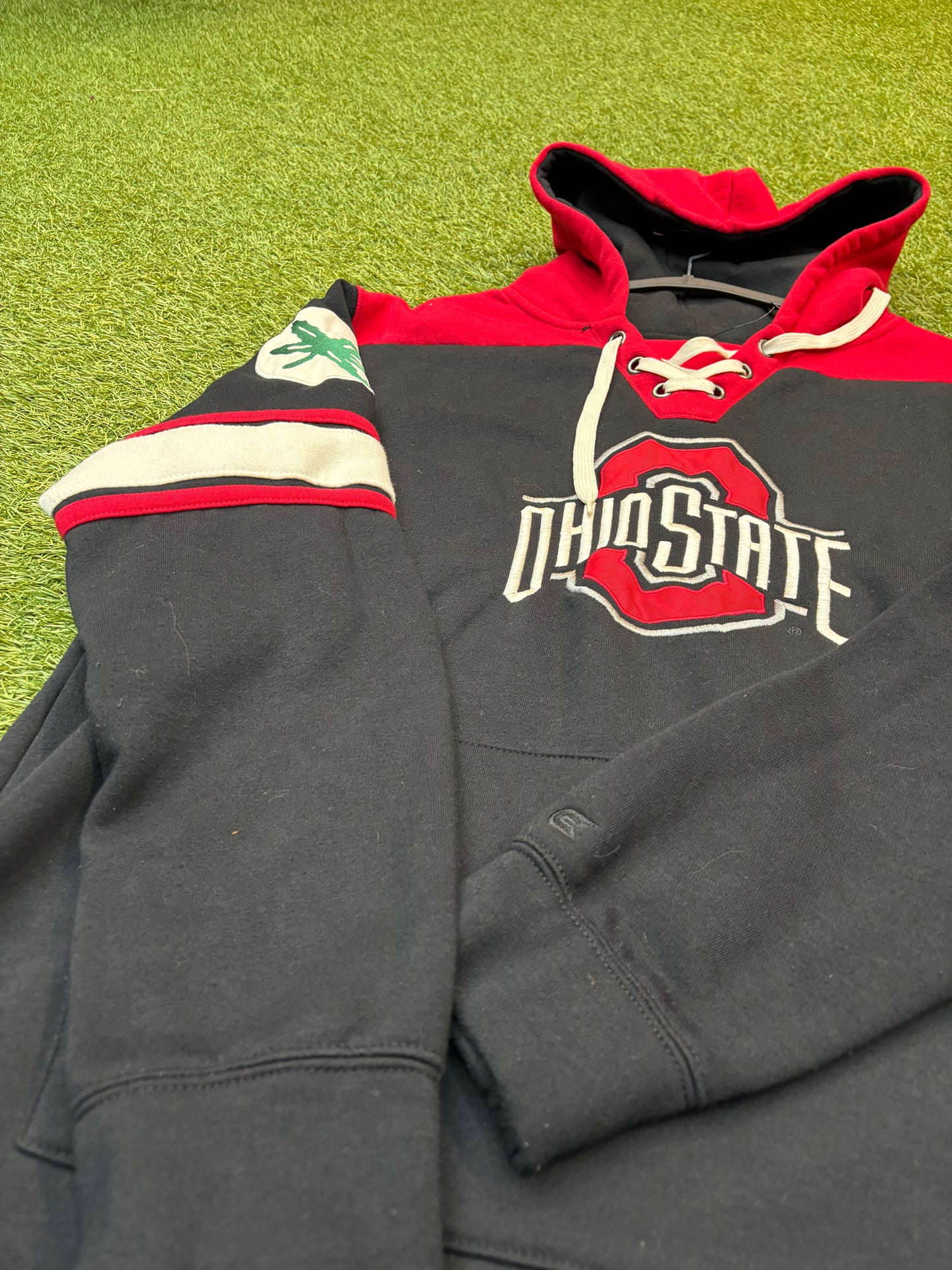 Red Ohio State Buckeyes 2.0 Lace-Up Pullover Hoodie