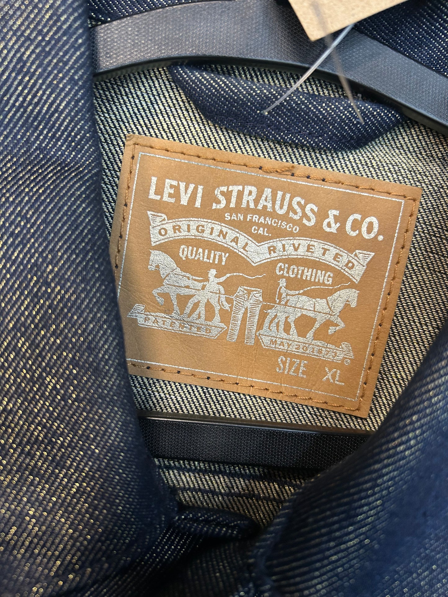 Levi’s Gold Weft Blue Jean Denim Jacket
