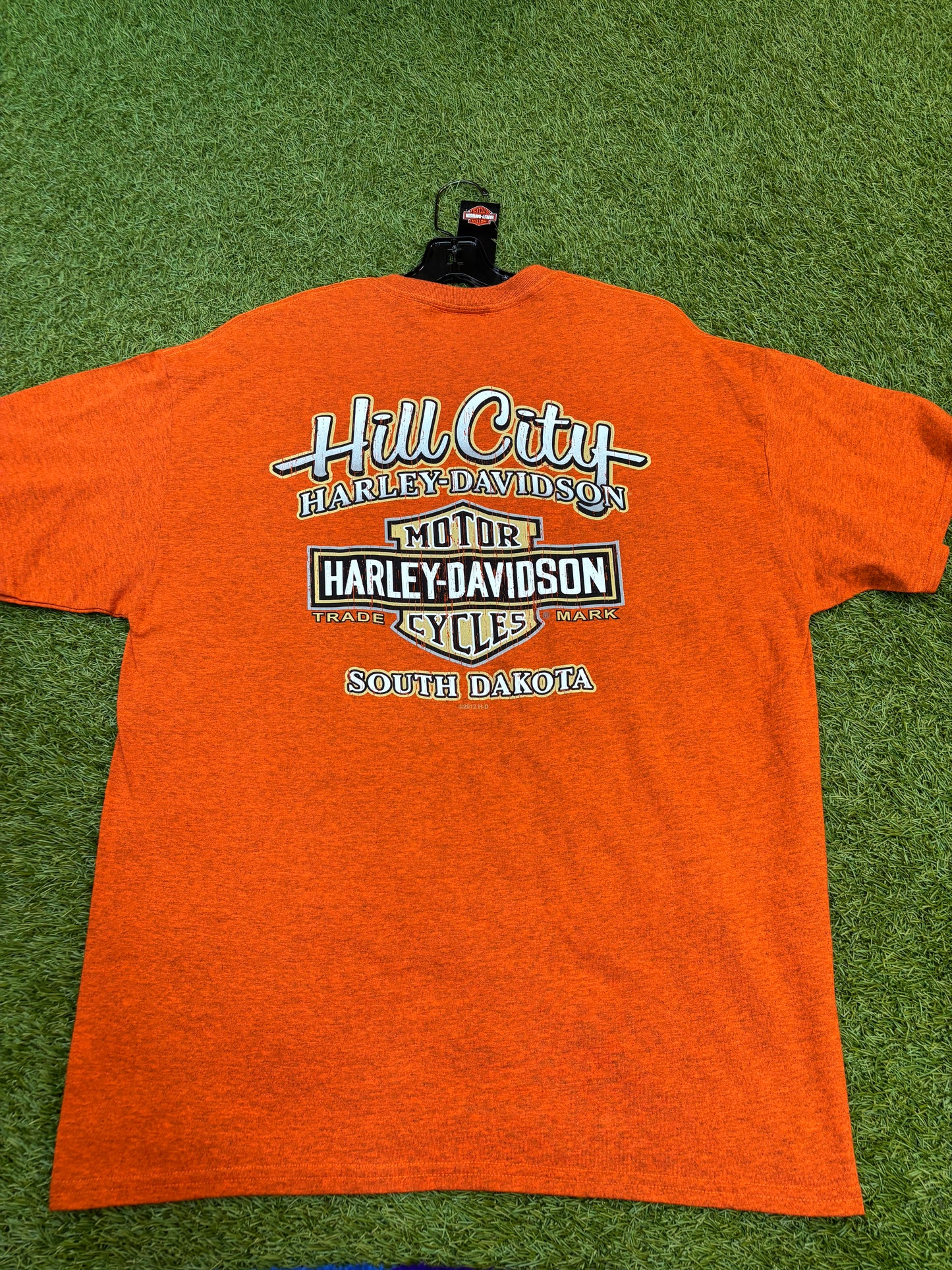 Harley Davidson Orange Hill City Tee