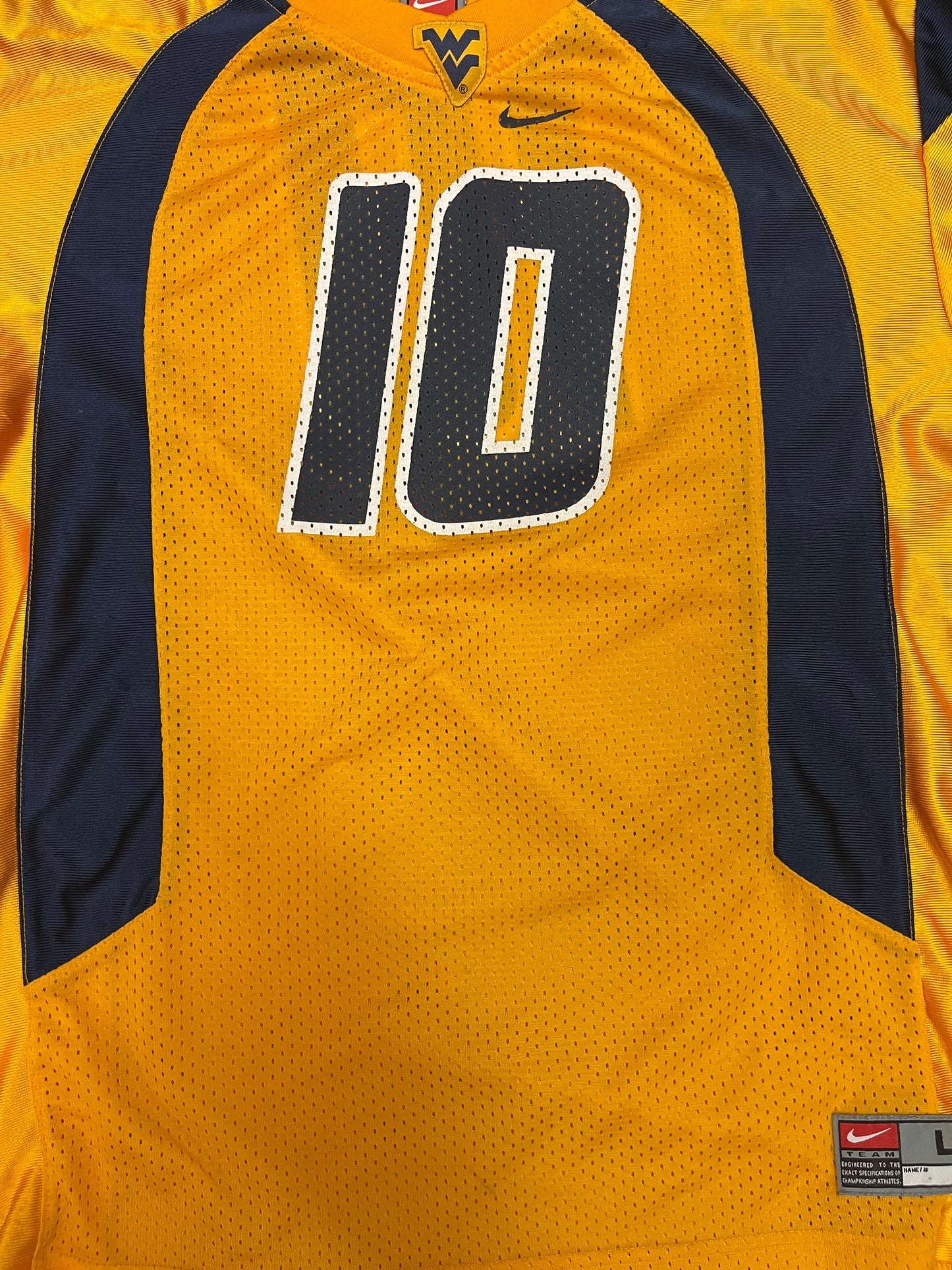 Vintage West Virginia University Football Jersey #10