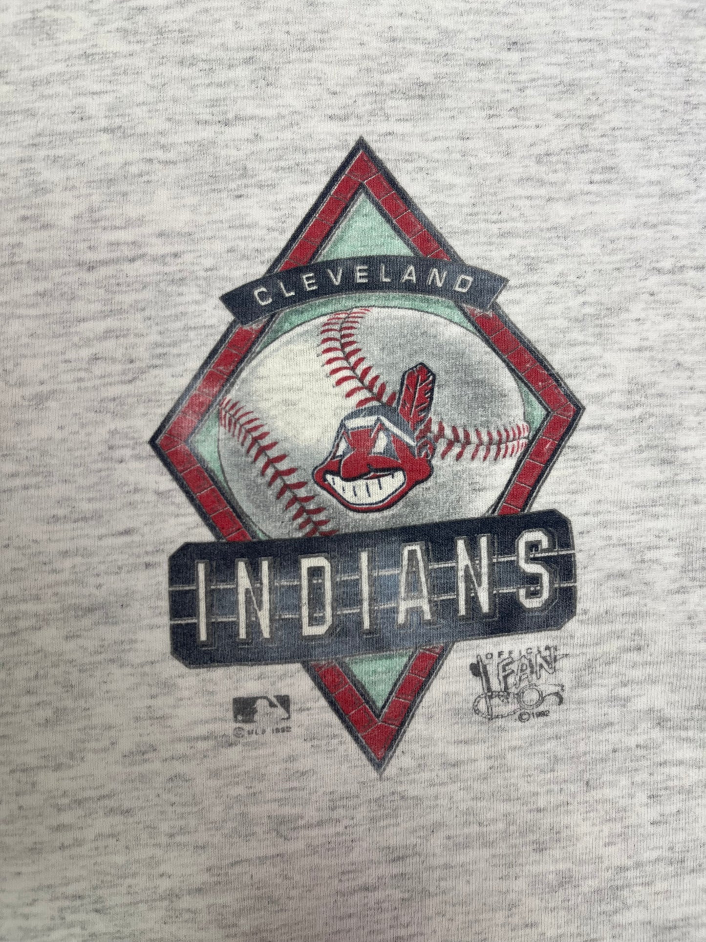 Vintage 1992 Cleveland Indians Baseball Tee