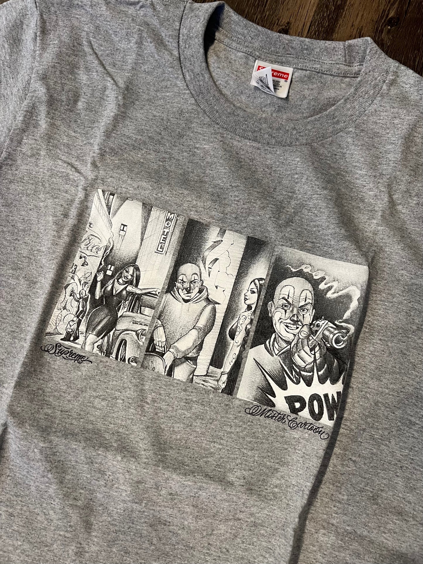 Supreme “Mister Cartoon” Tee (Grey)