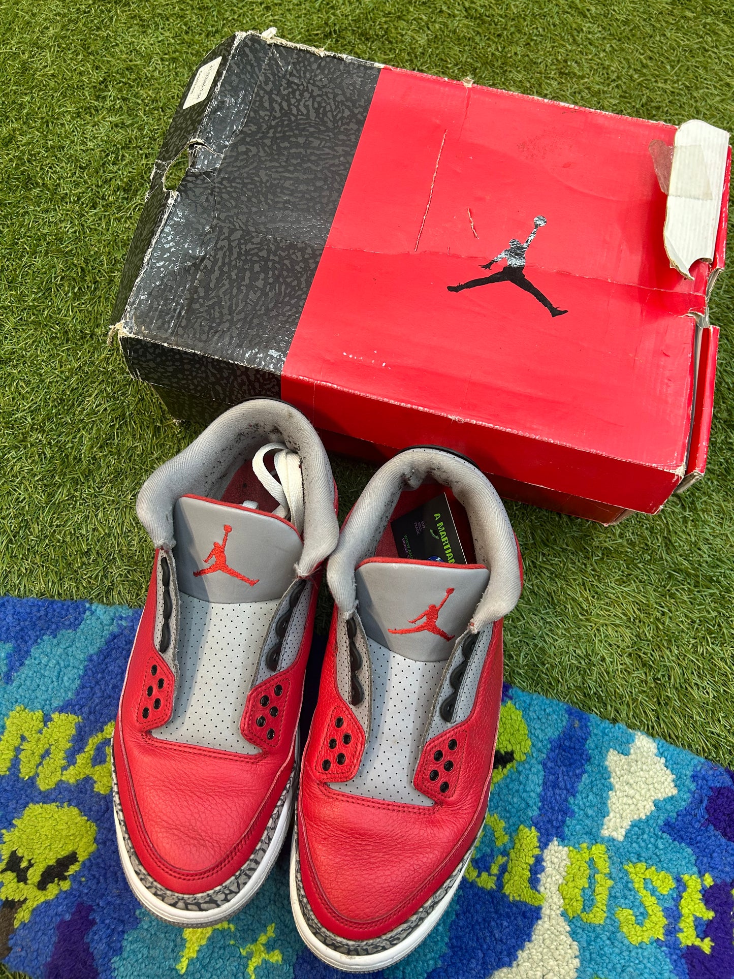 Jordan 3 Retro Fire Red Cement