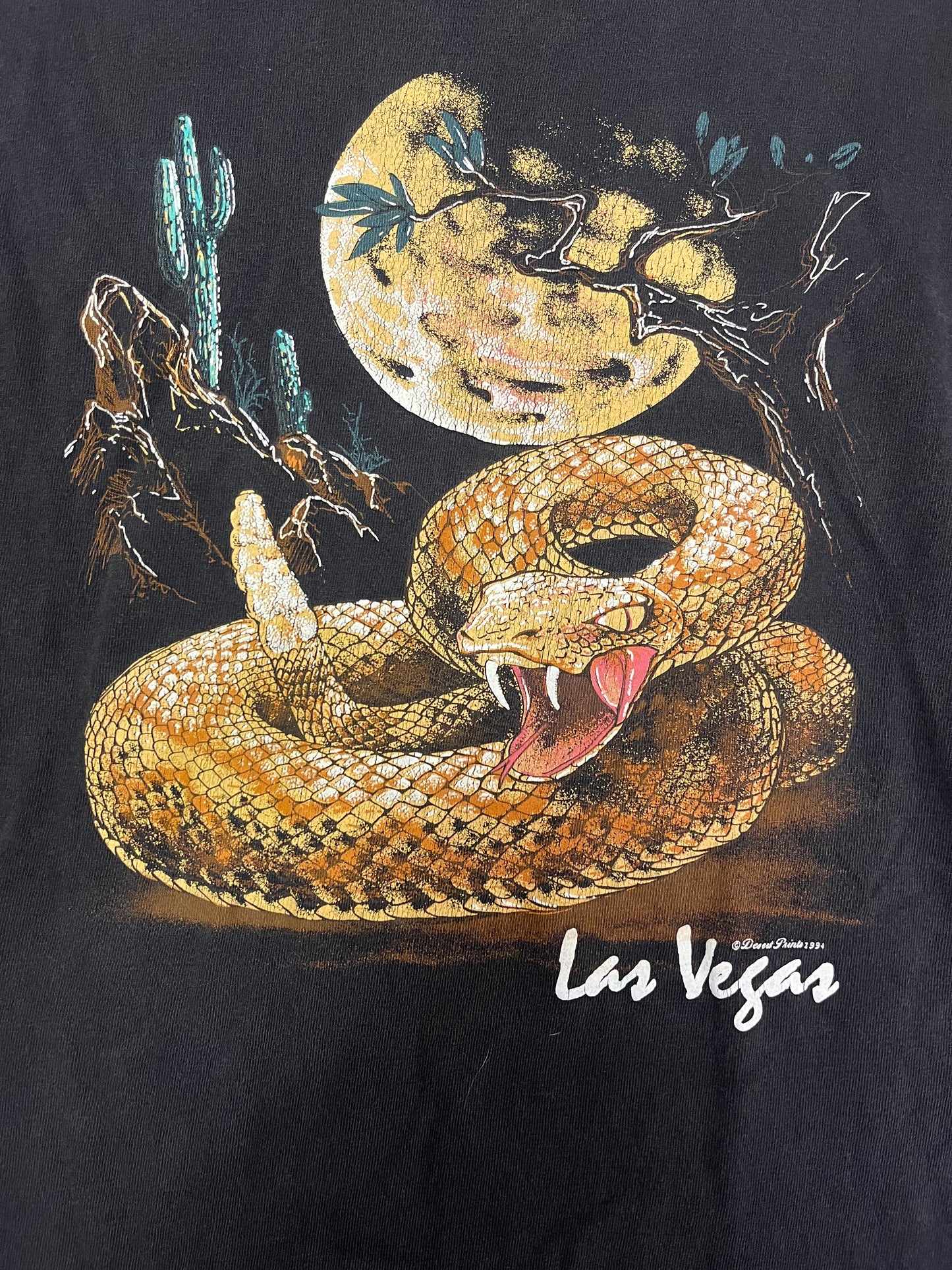 Vintage 1994 Las Vegas Rattle Snake Tee