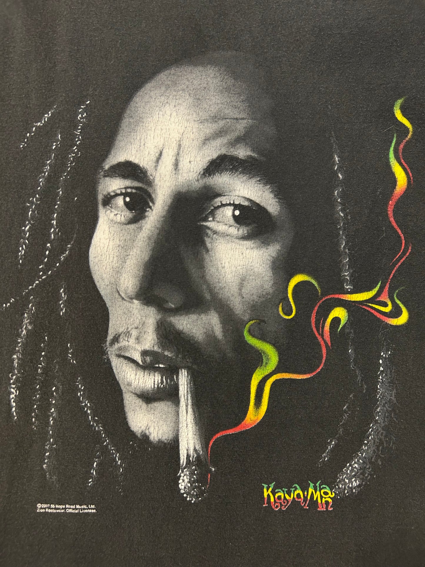 2007 Bob Marley Smoking Tee
