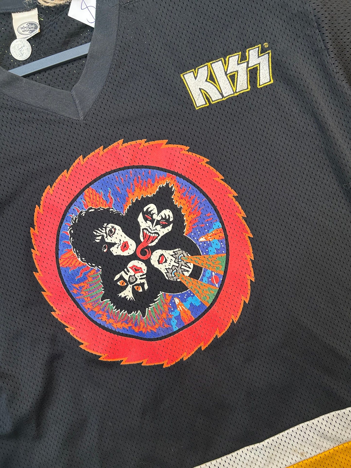 Vintage 1997 Kiss Band Catalog Hockey Jersey