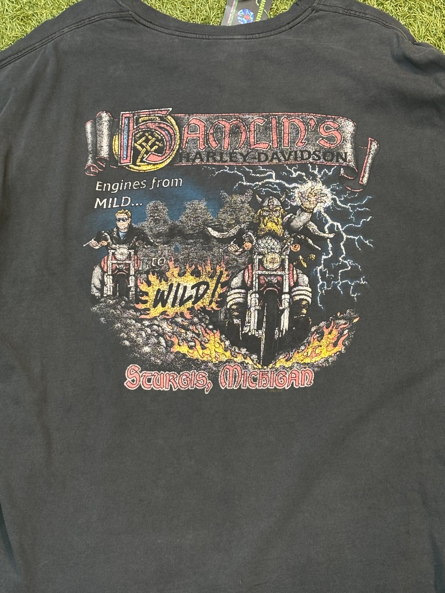 Vintage Harley Davidson “Follow Our Lead” Graphic Tee