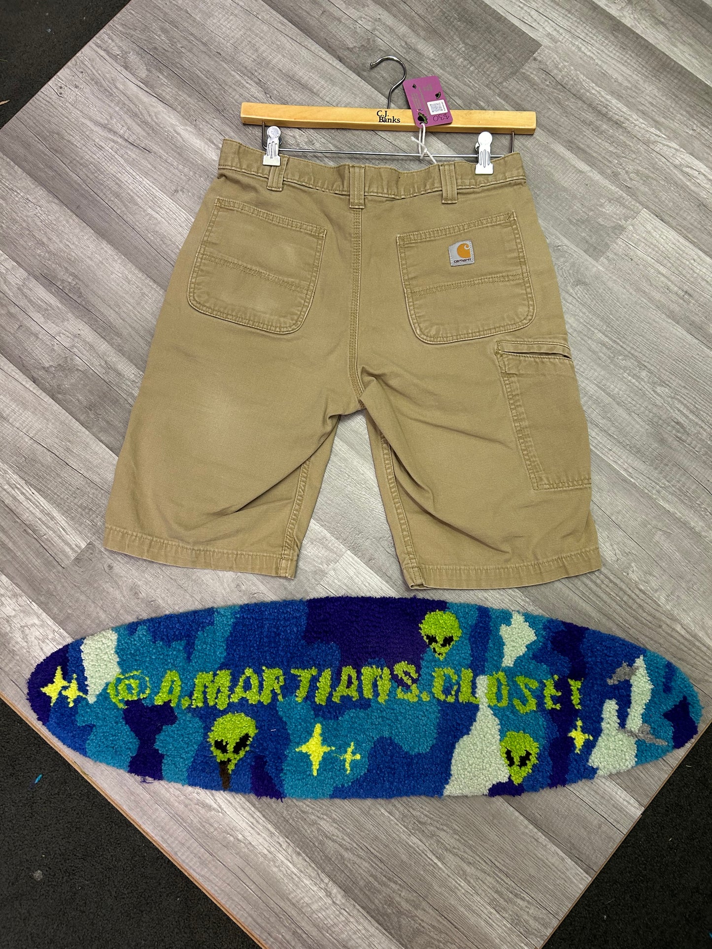 Vintage Carhartt Relaxed Fit Sand Shorts