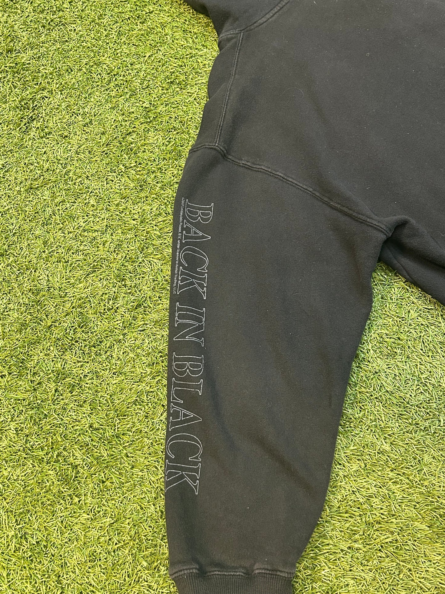 2007 AC DC Back In Black ZipUp Hoodie