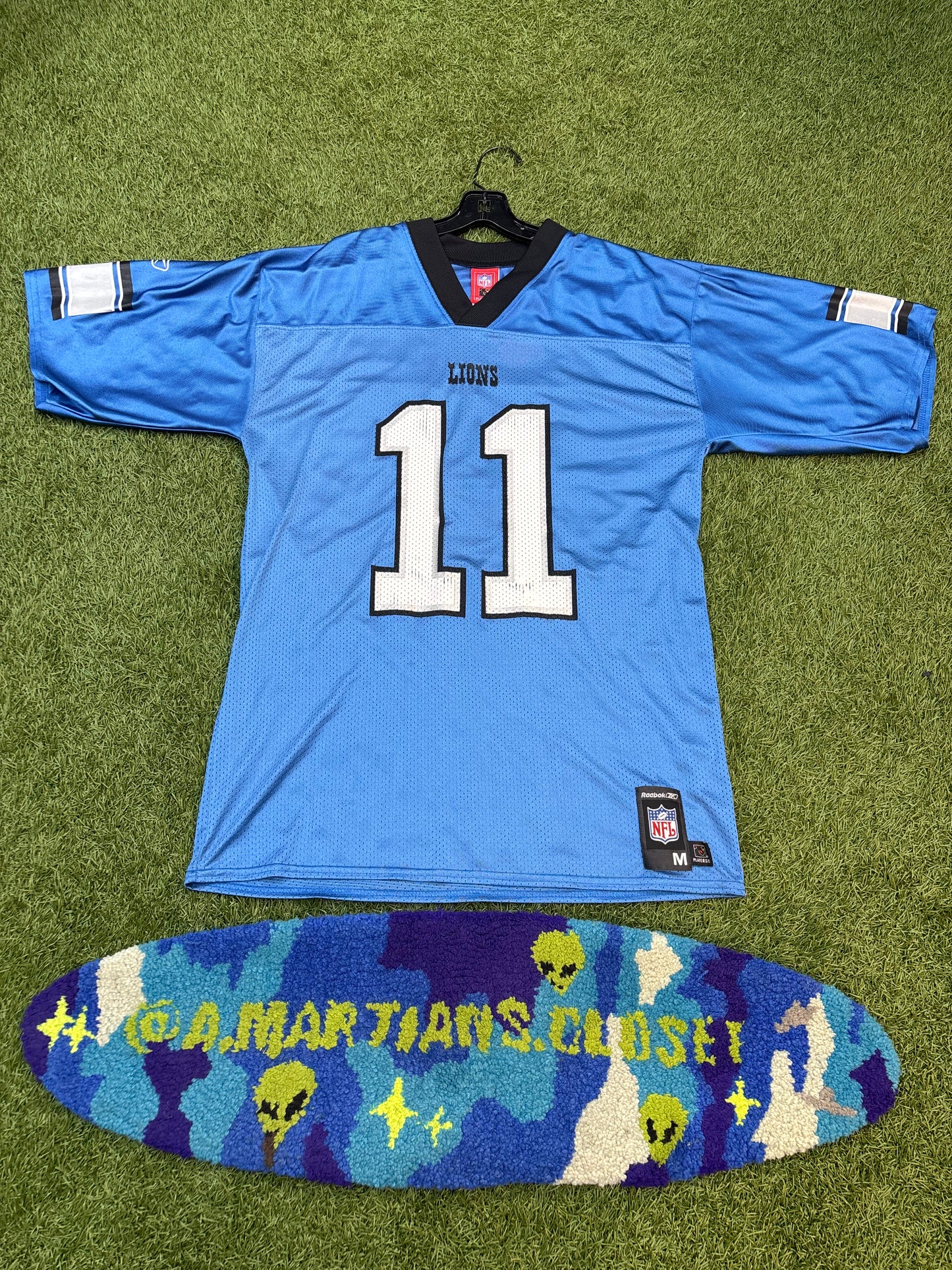 Detroit Lions R. Williams Reebok Home Jersey