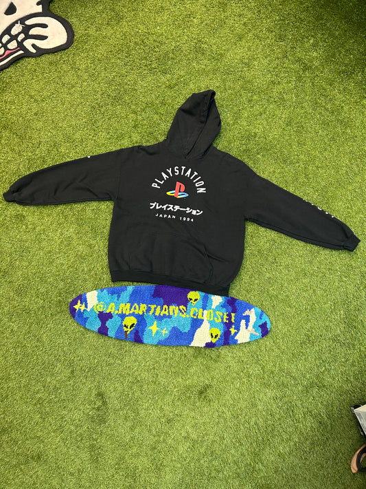 New Age Sony PlayStation Japanese Writing Hoodie