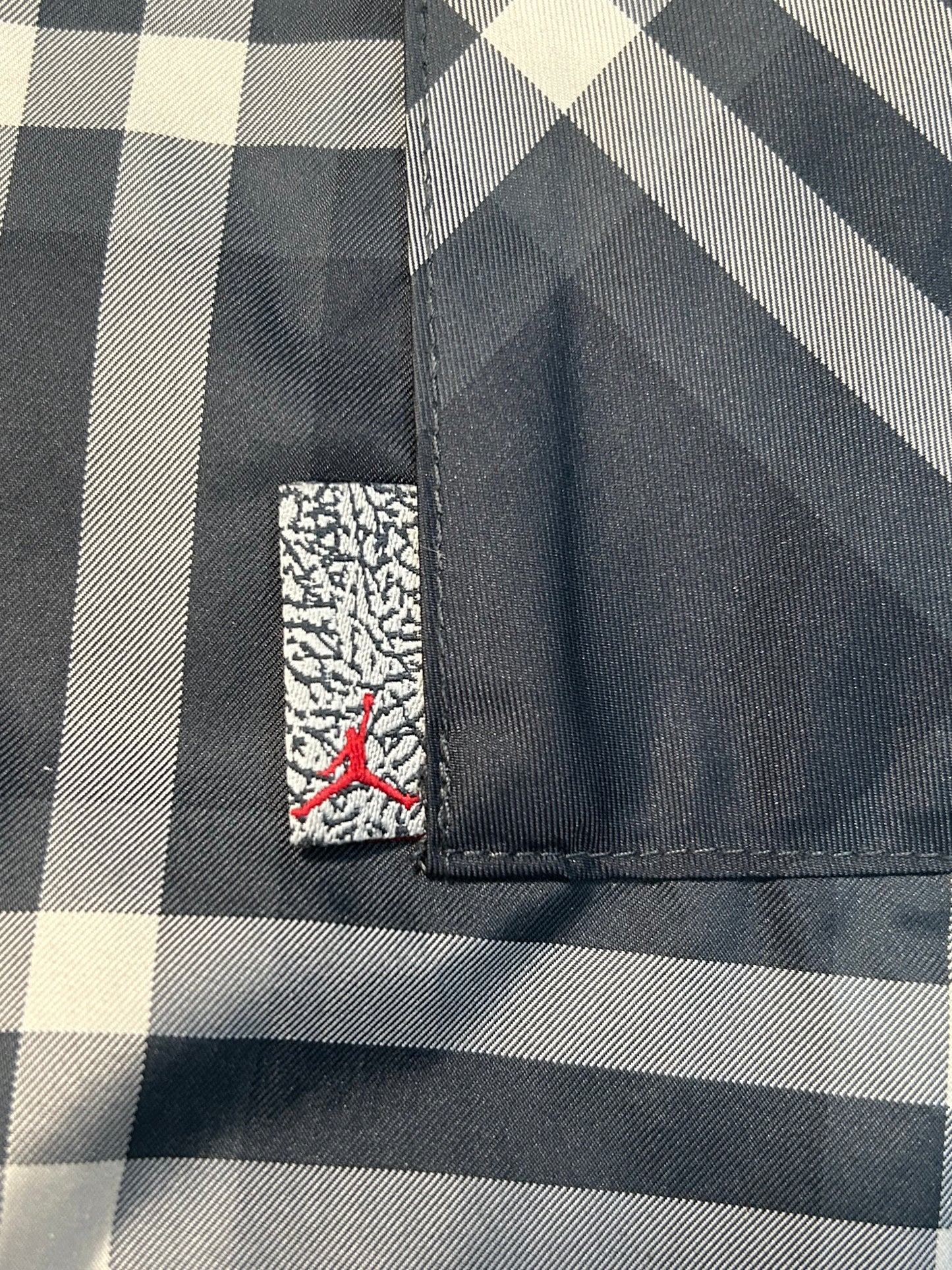 Y2K Jordan Prowler Plaid Windbreaker Jacket
