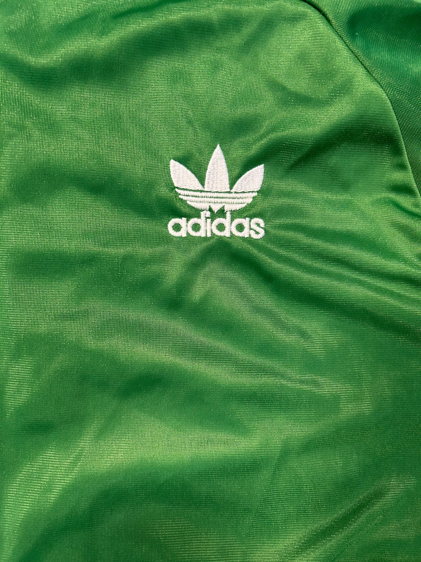 Vintage 90s Adidas Green Track Jacket