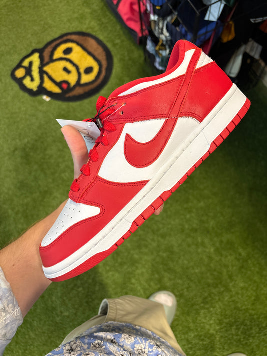 Nike dunk low University red size 10