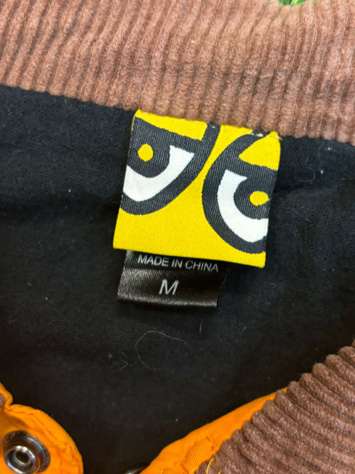 Y2K Crooked Skateboard Brand Orange Jacket