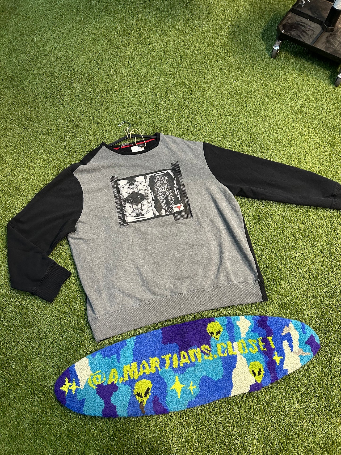 Y2K Sean Jean Cheetah Crewneck