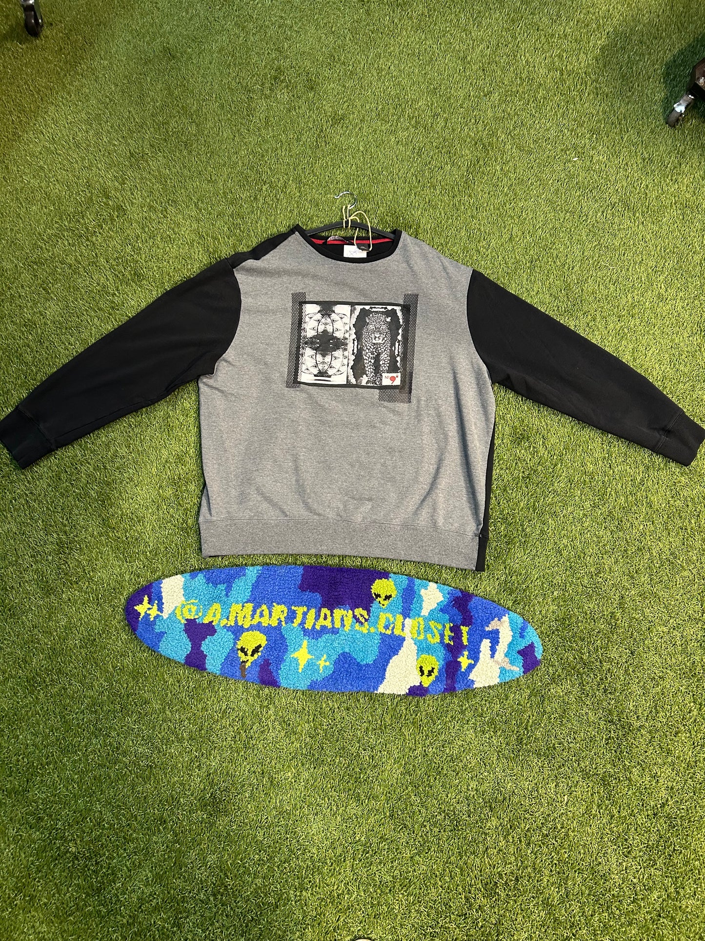 Y2K Sean Jean Cheetah Crewneck