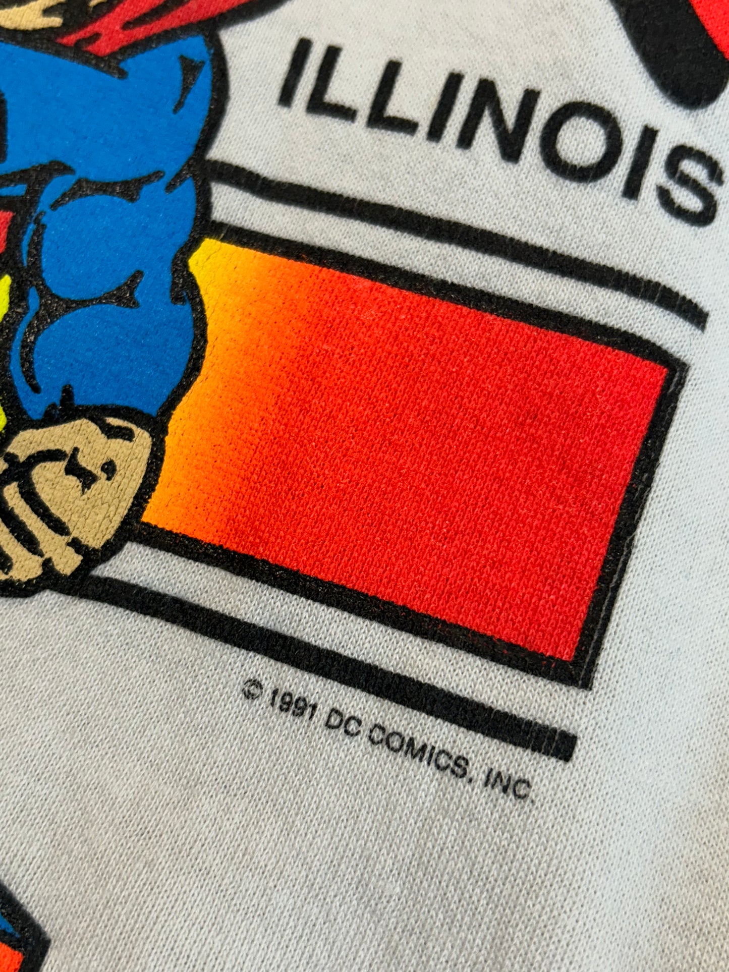 Vintage 1991 Metropolis Illinois Home Of Superman Crewneck