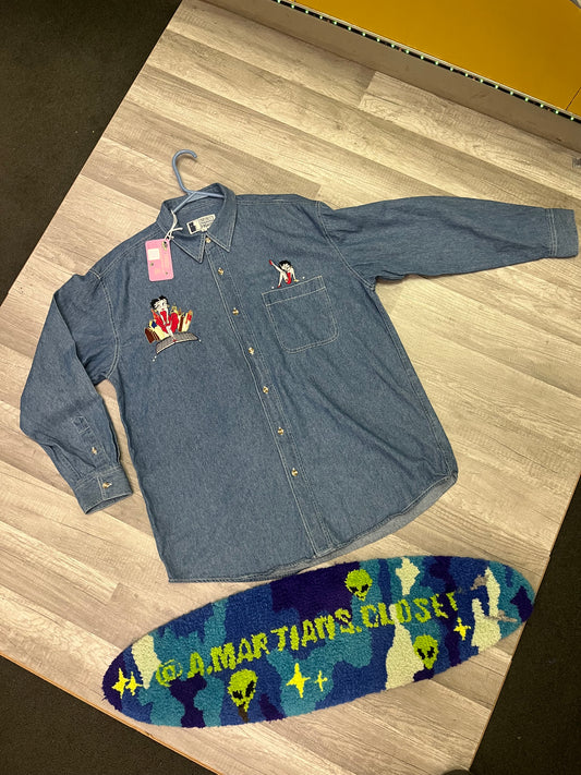 Vintage Betty Boop Jean Jacket