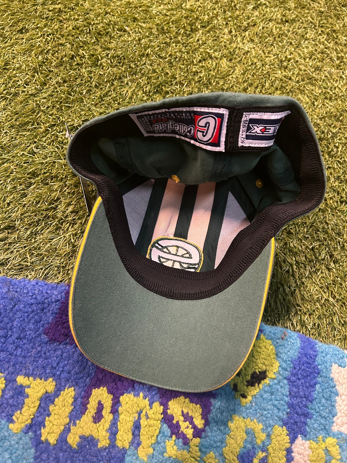 Vintage 90s NBA Seattle Sonics Brand New W/Tags Stretch Fit Cap